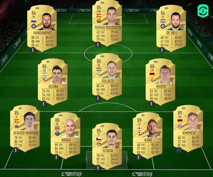 FIFA 23 POTM Valverde SBC Squad 3