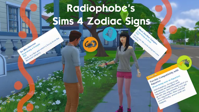 Zodiac traits mod for The Sims 4