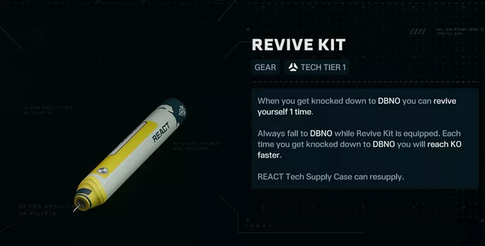 Rainbow Six Extraction best REACT tech: Revive Kit